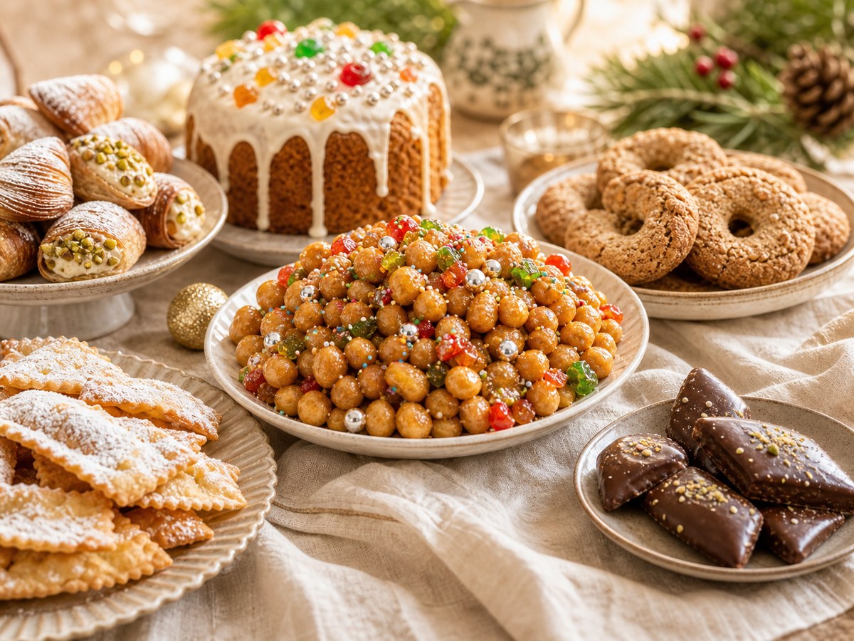 Holiday cakes and pastry