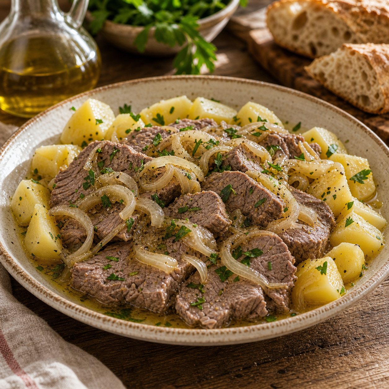 Leftover Boiled Beef Potatoes
