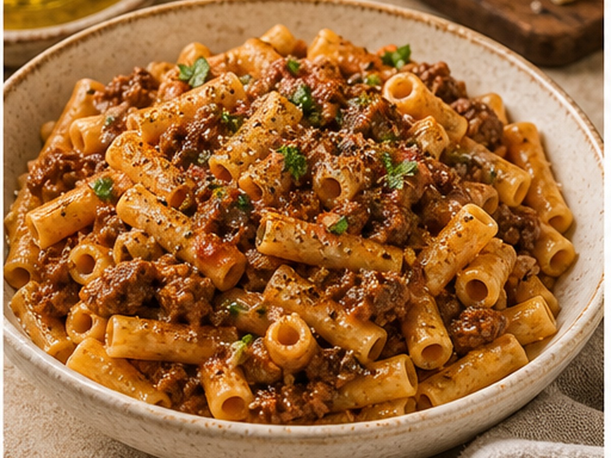 Pasta Carne Cipolle