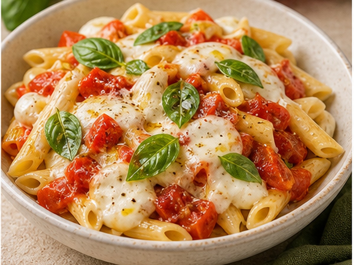 Pasta Mozzarella Basilico