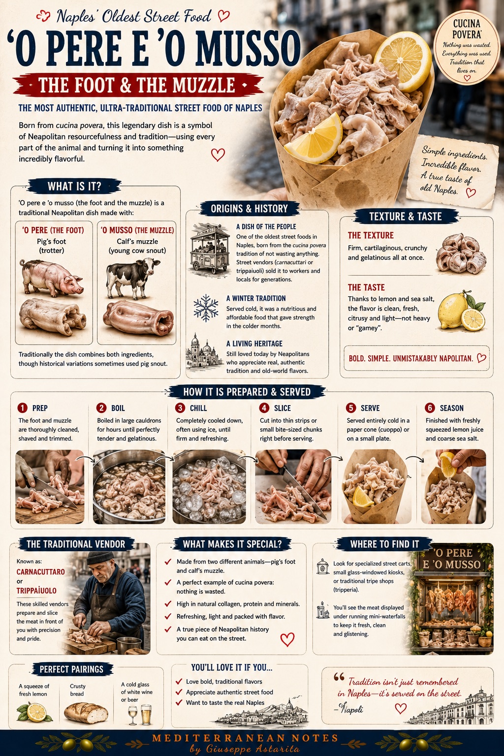 'O Pere e 'o Musso — infographic, Mediterranean Notes by Giuseppe Astarita