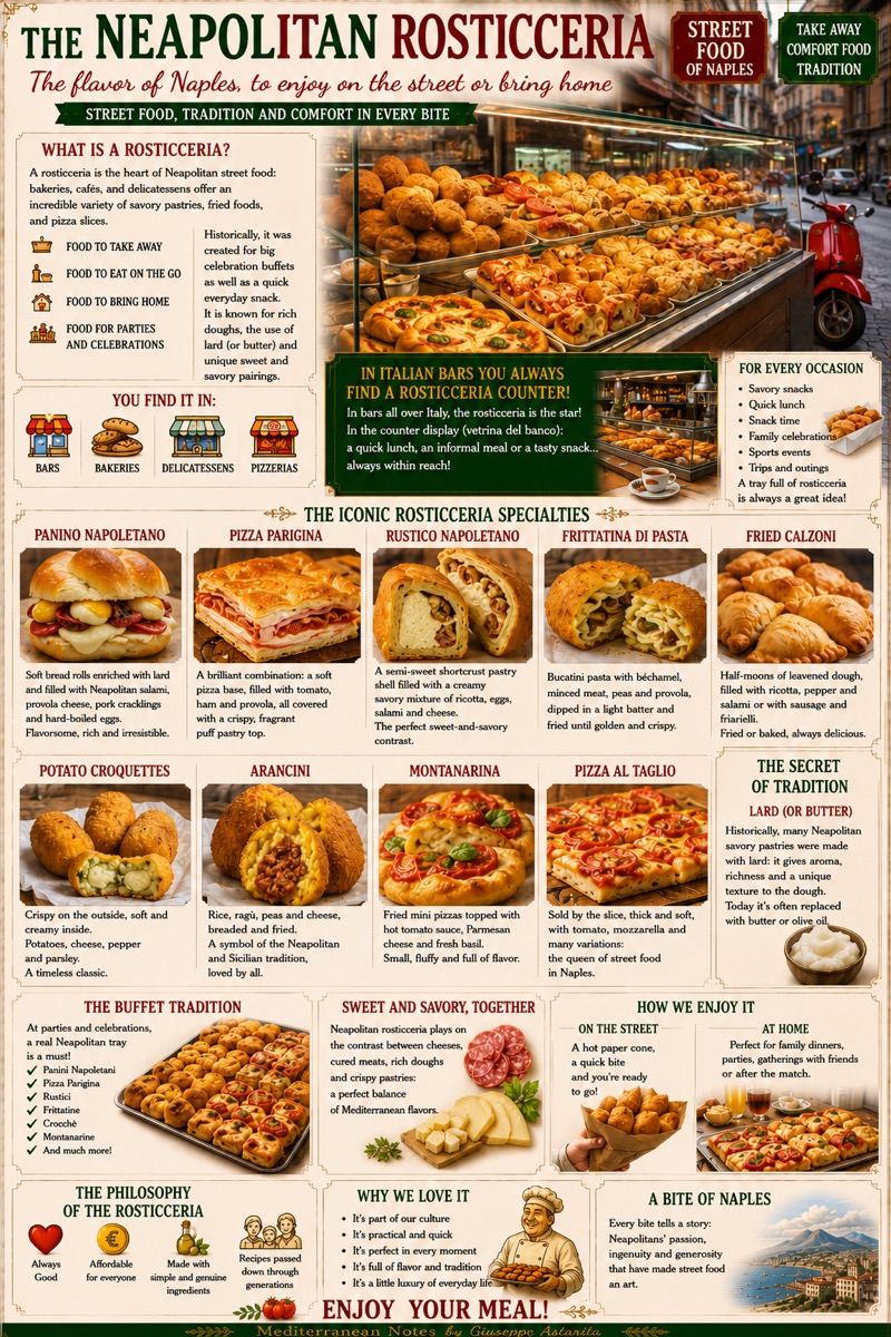 La Rosticceria Napoletana — infographic by Giuseppe Astarita