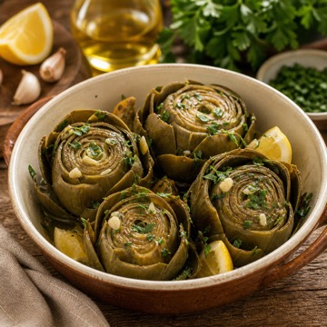 Artichokes in the pressure cooker