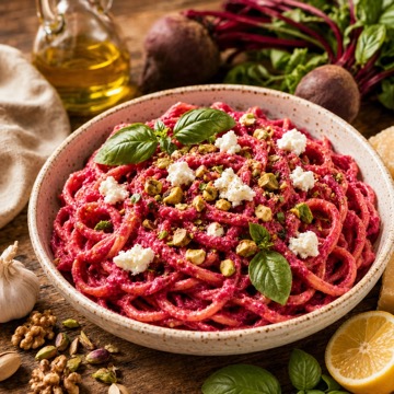 Beet Pesto Pasta