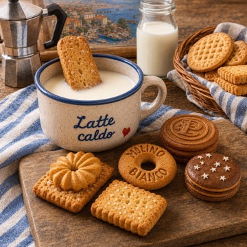 Biscotti e latte
