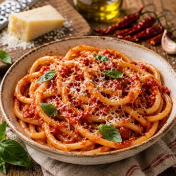 Bucatini con pecorino