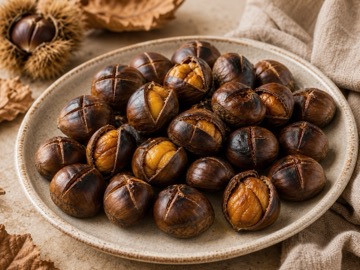 Castagne al forno