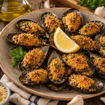 Cozze gratinate