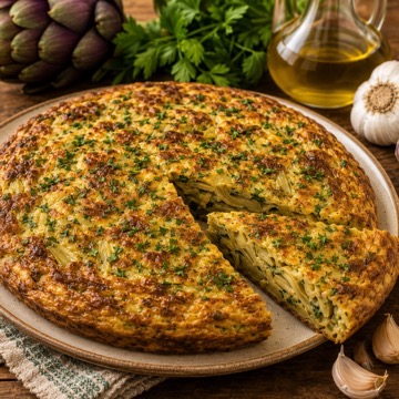 Frittata di Carciofi alla Napoletana