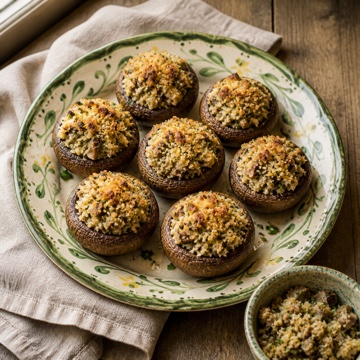 Funghi Ripieni alla Napoletana