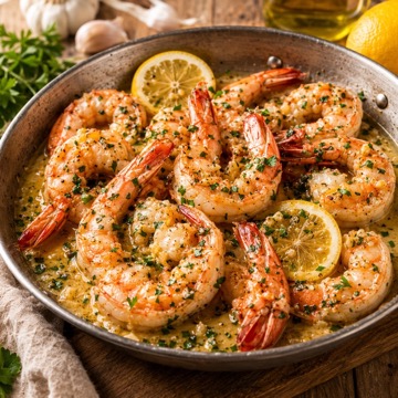 Gamberoni al Limone
