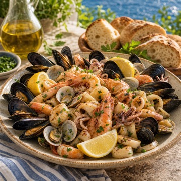 Neapolitan seafood dishes