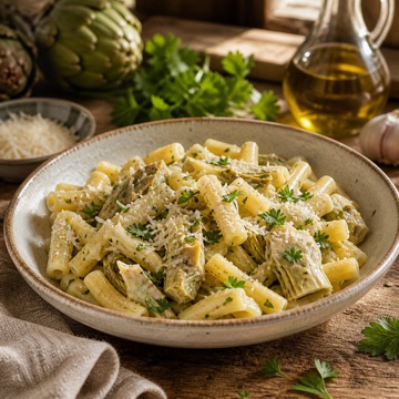 Pasta con carciofi