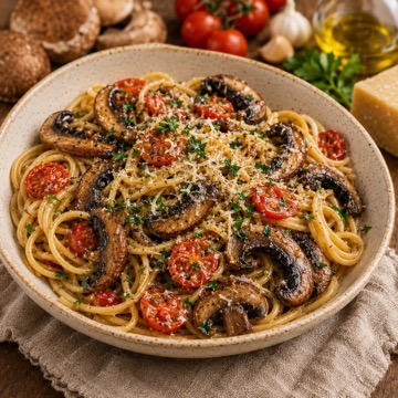 Pasta con funghi