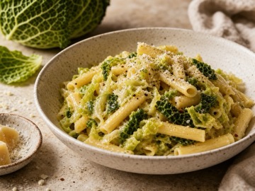 Pasta con la Verza