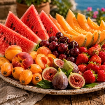 Il piatto di frutta