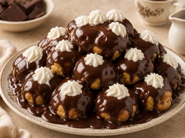 Profiteroles alla napoletana