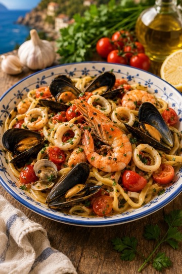 Scialatielli ai Frutti di Mare