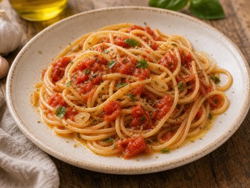 Spaghetti con la pizzaiola