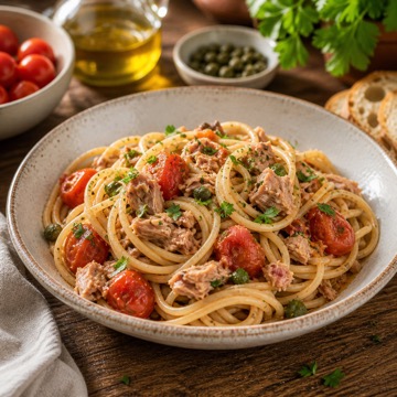 Spaghetti al tonno