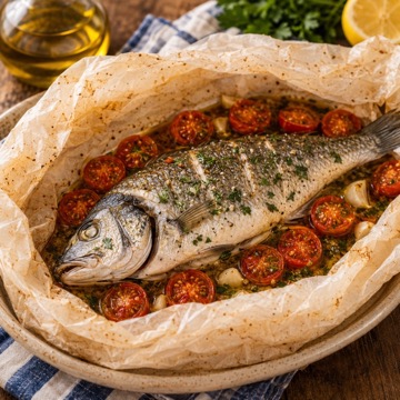 Spigola al cartoccio