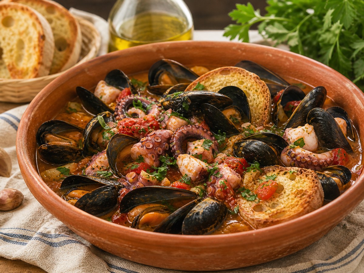 Zuppa di cozze tradizionale